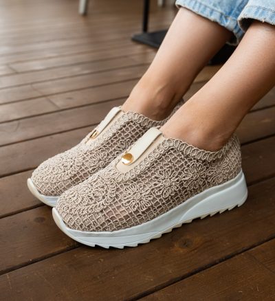 Sneakers dama Selima Bej