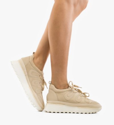 Sneakers dama Tyler Bej