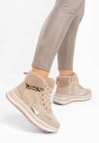 Sneakers High-Top Lisaia kaki