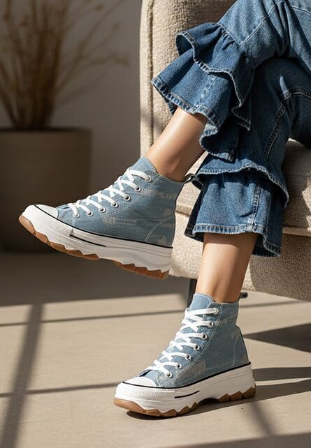 Tenisi inalti dama Raviana V3 denim